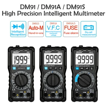DM91 Multimetru Digital 6000 de capete de acuzare Auto Variind de la AC/DC Tensiune de Metru de lumină Ecran Mare multimetru Multitester