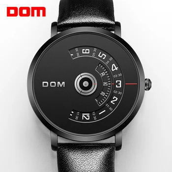 DOM Ceas Barbati Top Brand de Lux Cuarț ceas quartz Casual-ceas Plasă de oțel curea ceas masculin Relog M-1303