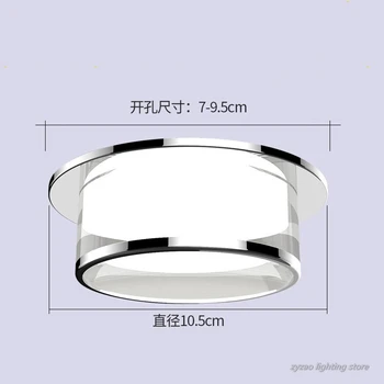 Dormitor Baie Bucatarie Corpuri de iluminat de Tavan Încorporat Coridor Lampă de Tavan Living Home Deco LED Spotlight Cristal