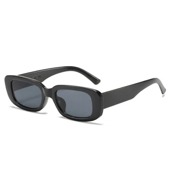 Dreptunghi ochelari de Soare pentru Femei Retro ochelari de Soare Moda anilor ' 90 Epocă Îngust Cadru Pătrat Ochelari de Protecție UV400 Oculos de sol