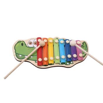 Drăguț Octavă Copii Jucării Muzicale Curcubeu Din Lemn, Xilofon, Instrumente De Copii, Muzica Instrument De Învățare Și Educație Puzzle Jucărie