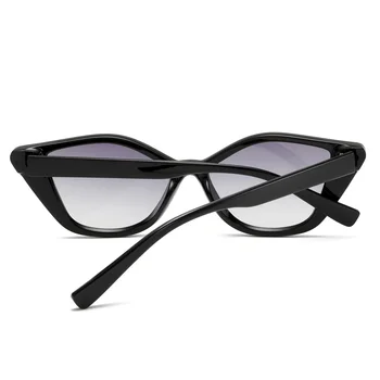 Drăguț Sexy Retro Ochi de Pisică ochelari de Soare Femei Mici, Negre, Roșii 2020 Transparent Vintage Ieftine ochelari de Soare femei uv400 Gradient de Ochelari de cal
