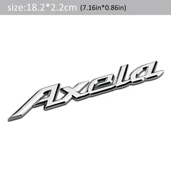 DSYCAR 1buc Nou 3D Metal Atenza / Axela Masina Lateral Aripa Spate, Portbagaj Emblema, Insigna Decalcomanii Autocolant pentru Mazda 6 Mazda Atenza 3 Axela