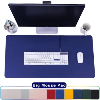 Dublu-side Mouse Pad Impermeabil din Piele PU Birou Pad Portabil Mari de Gaming Mousepad Gamer Soareci mat 60x30cm 80x40 90x45 120x60cm
