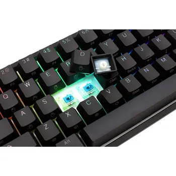 Ducky One 2 Mini v2 LED RGB 60% Lovitura Dubla PBT Tastatură Mecanică de Gaming Keyboard, Cherry MX Comutator original