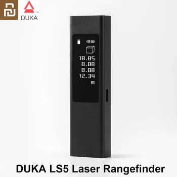 DUKA LS5 Telemetru cu Laser Ecran OLED Tactil de Înaltă Precizie 40M Distanta de Metru Reîncărcabilă Digital Conducător Instrumente cu Laser