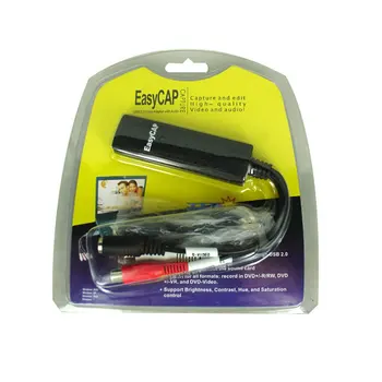 EasyCAP USB 2.0 Audio Video VHS to DVD Converter CVBS S-VIDEO Capture Card Adaptor