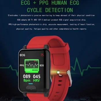 ECG+PPG Ceas Inteligent Ip68 Temperatura Corpului Smartwatch Rata de Inima Fitness Tracker Sport Ceas Inteligent Bărbați Femei Pentru Android IOS