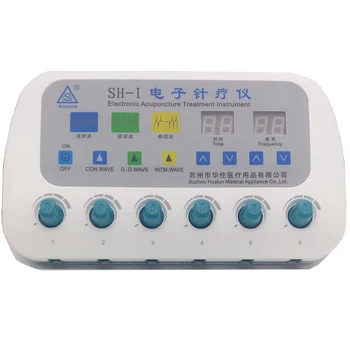 Electric Acupunctura Stimulator Mașină SH-am aparat de Masaj Body Cu 6 Canal de Ieșire Electro Stimulare Tratament Instrument