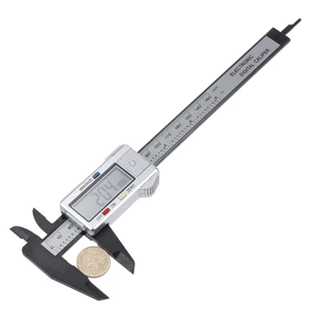 Electronic 0-150mm 6 inch ABS Digital cu Vernier, Șublere LCD Regula Pachometer Gauge Micrometru Grosime Instrument de Măsurare Tabelul Conducător