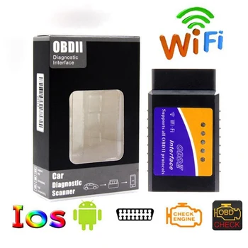 ELM327 V1.5 Bluetooth/Wifi Mini Scanner Instrument de Diagnosticare Mini ELM 327 obd ii Cititor de Cod Pentru Windows/Android/IOS/Tableta