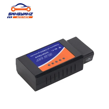 ELM327 V1.5 Bluetooth/Wifi OBD2 scanner v1.5 Elm 327 PIC18F25K80 Auto Instrument de Diagnosticare OBDII pentru Android/IOS/PC/Tableta PK ICAR2