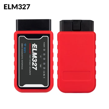 ELM327 WiFi Bluetooth V1.5 PIC18F25K80 Chip de Diagnosticare OBDII-Instrument de IPhone/Android/PC ELM 327 1.5 V Auto Scanner OBD 2 Cititor de Cod