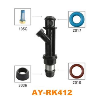 En-gros 40sets injectorului de combustibil kit de reparare pentru 40 buc duze injector pentru Chevrolet Aveo 1.6 L 2004-2008 (AY-RK412)