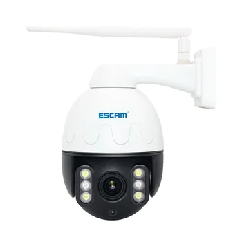 ESCAM Q5068 H. 265 5MP Pan/Tilt/Zoom 4X WiFi Impermeabil cu coajă de metal Suport Camera IP ONVIF Două Talk Fel de Viziune de Noapte