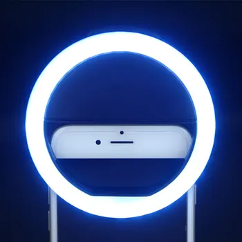ET Universal Telefon Selfie LED Flash de Lumină Universal Telefon Mobil Selfie Luminos Inel Clip Lentile Pentru iPhone, Samsung, Xiaomi, Huawei