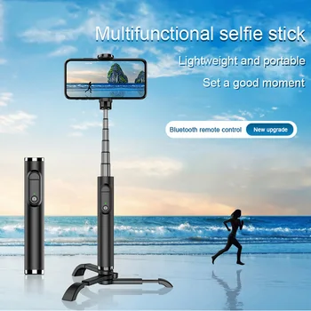 Extensibil Wireless Bluetooth Selfie Stick Trepied Portabil Cu Bluetooth De La Distanță Stabilizator Pentru IPhone Pentru Samsung, Xiaomi, Huawei