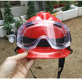 F1 salvare casca + ochelari + far lanterna de salvare Accident de protecție a Capului costum de salvare Noapte iluminare casca