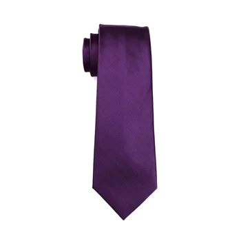 FA-860 Mens Cravată Violet Solid Matase Jacquard Gât cravata Clasica Cravată Batista Butoni Set de Legături Pentru Oamenii de Afaceri de Nunta Transport Gratuit