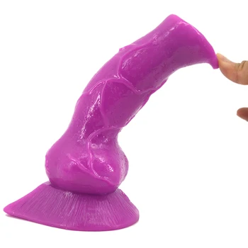 FAAK Jucarii Sexuale Animal Vibrator Imita Lup Penisului Pentru Femei Masturbare Introduce Vagin vibrator Anal Design Profesional Erotic Opri