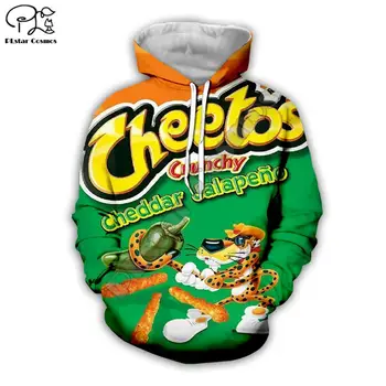 Familia costume, costum de Cheetos Gustare 3D Hanorac/Sweathsirt/tricou/fermoar/vesta monther tatăl, fiul și fiica toamna pulover