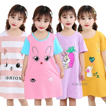 Familia Costume, Mama Fiica Rochii Unicorn Pijamale Fete Pentru Copii Haine Drăguț Cămașă De Noapte De Vara De Bumbac, Pijamale Femei
