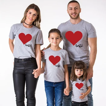 Familia uite mama și hainele mele T-shirt de familie se potrivesc haine de vară dragoste print t-shirt tatăl și fiul haine familie de patru
