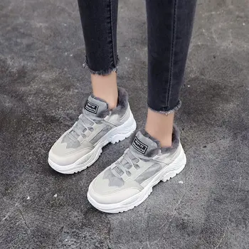 Femei Adidasi Casual de Primavara Toamna Adidași Respirabil Dantela Femeie Comrfortable Pantofi Platforma Rulează Formatori Tata Pantofi