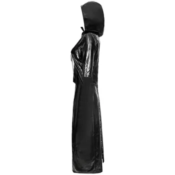 Femeie Sexy cosplay uniformă grim reaper mantie lungă din piele de brevet costum de paști fusta lunga vrăjitoare uniformă costum pentru Petrecerea de halloween