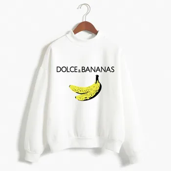 Femeile Amuzant Banane Brand de Lux Hoodies Femei Sociale Kpop Hoodies & Jachete 90 Lady Yong Fata Picătură Navă