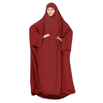 Femeile Musulmane Hijab Aeriene Rugăciune Rochie Niquab Islam Jilbab-Ul Burka Acoperire Completă Caftan Ramadan Rugăciune Îmbrăcăminte Hajj Serviciu De Închinare