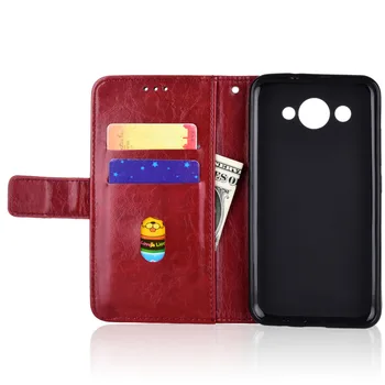 Flip portofel din Piele de Caz Pentru Huawei Y3 2017 CRO-L02 L22 L03 L23 U00 Y3Lite 2018 Capac Spate telefon sac