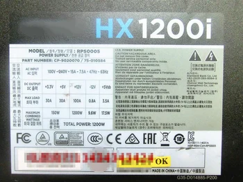 Folosit Inițial HX1200i Complet Modul Silențios Desktop Alimentare 80plus Platinum Certificare