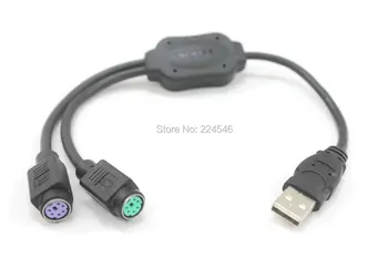 FOLOSIT ORIGINAL/AUTENTIC F5U119-E PS/2 la USB Adaptor Convertor Pentru Tastatura Mouse-ul