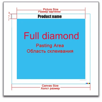 Full Diamant rotund broderie Fantezie Castel 5D DIY Diamant tablou goblen Peisaj de Diamant mozaic decor Acasă cadouri