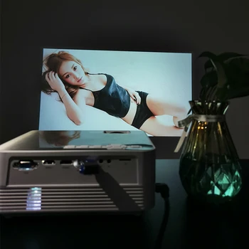 Full HD Q6 MINI Proiector 1280x720P 2600 lumeni LED Proyector pentru 1080P Home Cinema 3D Video Beamer Versiunea de Bază