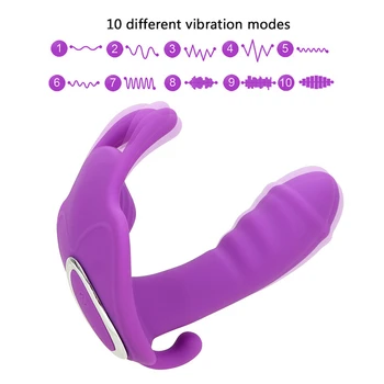 G Spot Purta Penis Artificial Vibratoare Orgasm, Vagin Masturbator Stimula Clitorisul Control De La Distanță Chilotei Vibratoare Adult Jucării Sexuale Pentru Femei