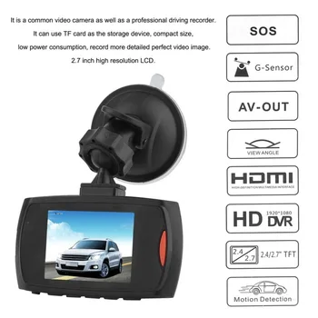 G30L Masina DVR Bord Cam Auto de înaltă calitate Recorder Camera G-senzor IR Viziune de Noapte Full HD vânzare Fierbinte Auto Accessaries