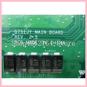 G751JT placa de baza I7-4710 CPU GTX970M/3G Laptop placa de baza Pentru ASUS G751J G751 G751JT G751JY REV2.5 Notebook placa de baza testat OK