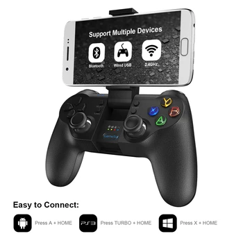 GameSir T1s Bluetooth Gamepad Wireless Mobile Controler de Joc pentru Telefonul Android / Windows PC / SteamOS PUBG Call of Duty