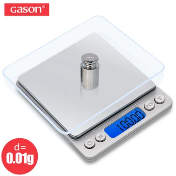 GASON Z1s de Buzunar Digital Scale Mini Bucătărie din Oțel Inoxidabil de Precizie Bijuterii Electronice Echilibru Greutate Grame de Aur (500gx0.01g)