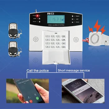 GauTone 505 de Alarmă GSM de Securitate Tastatura Acasă de Securitate cu Detector de Mișcare de Control de la Distanță fără Fir Casa de Sistem de Alarmă Antifurt