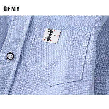 GFMY 2020 Vara Fierbinte de Vânzare Copii Camasi Casual Bumbac Solid Solid de Culoare Albastru Alb cu mânecă Scurtă, Tricouri de Baieti Pentru 2-14 Ani