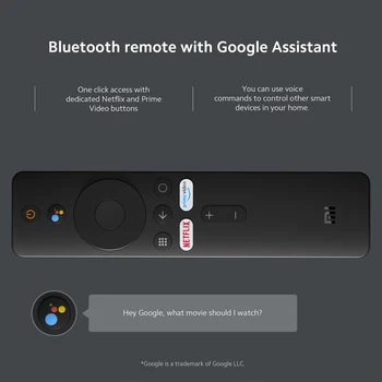Global Original Xiaomi Mi TV Box-Uri de Control de la Distanță Inteligent Android 9.0 Voce Bluetooth Controler de la Distanță Google Asistent Netflix