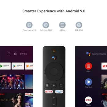 Global Original Xiaomi Mi TV Box-Uri de Control de la Distanță Inteligent Android 9.0 Voce Bluetooth Controler de la Distanță Google Asistent Netflix