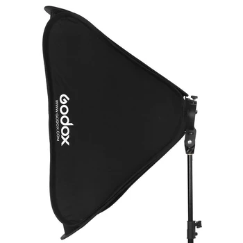 Godox 80*80 cm Softbox Pliabil 80x80 Flash Pliere + S,-Suport Tip Bowen Titularul + Geanta Kit pentru Studio Foto Flash Sosit