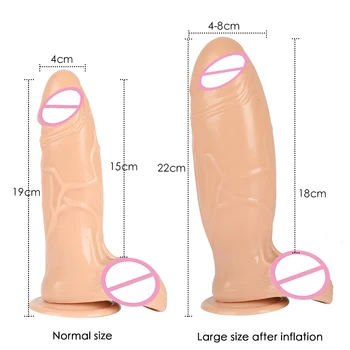 Gonflabil uriaș penis artificial jucarii sexuale lesbiene penis mare analsex penis artificial cur plug vaginale masturbari fraier