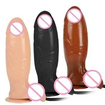 Gonflabil uriaș penis artificial jucarii sexuale lesbiene penis mare analsex penis artificial cur plug vaginale masturbari fraier