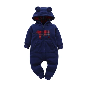 Hanorac cu Animale Stil Nou-născut Copilul Romper Cald Polar Fleece cu Picioare Pijama Baby boy fata de Îmbrăcăminte salopeta Sleepwear 0-24M