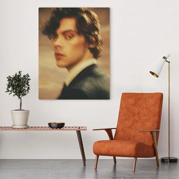 Harry Styles Frumusete Lucrări poster Pictura Arta de perete Cadru Panza pentru casa dormitor studiu cămin Încadrată de Lemn decor printuri